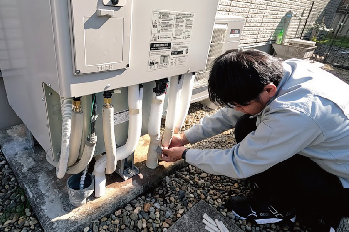 蓄電池・エコキュート設置の豊富な実績
