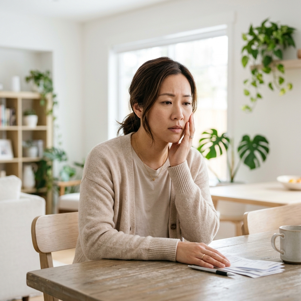 光熱費や停電対策に悩む主婦