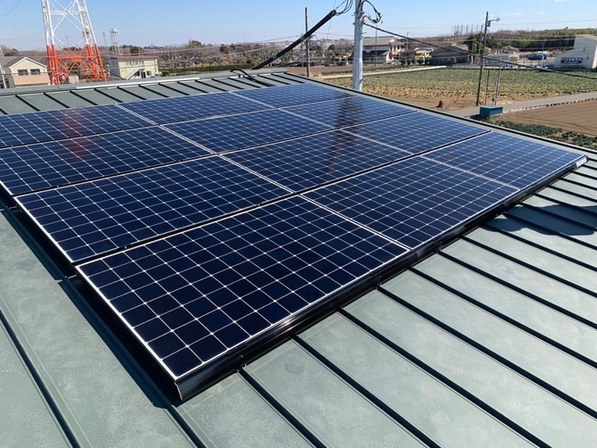 太陽光発電　施工事例
